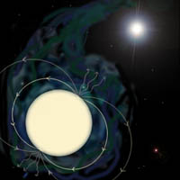 artist concept of neutron star
